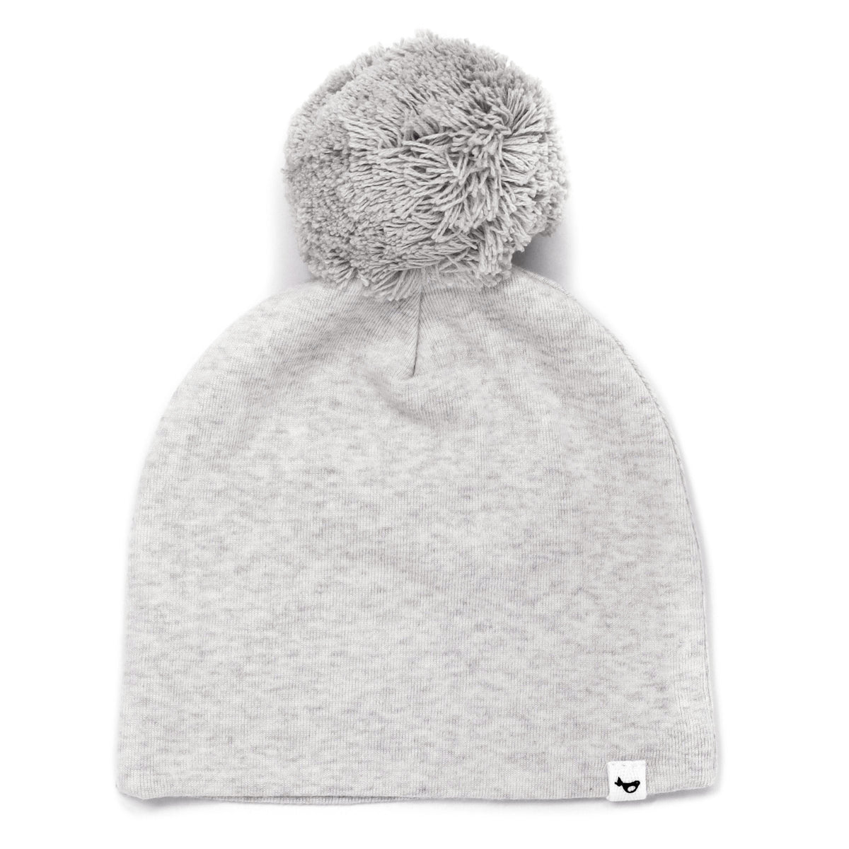 oh baby! Pom Hat - Gray on Heather Gray