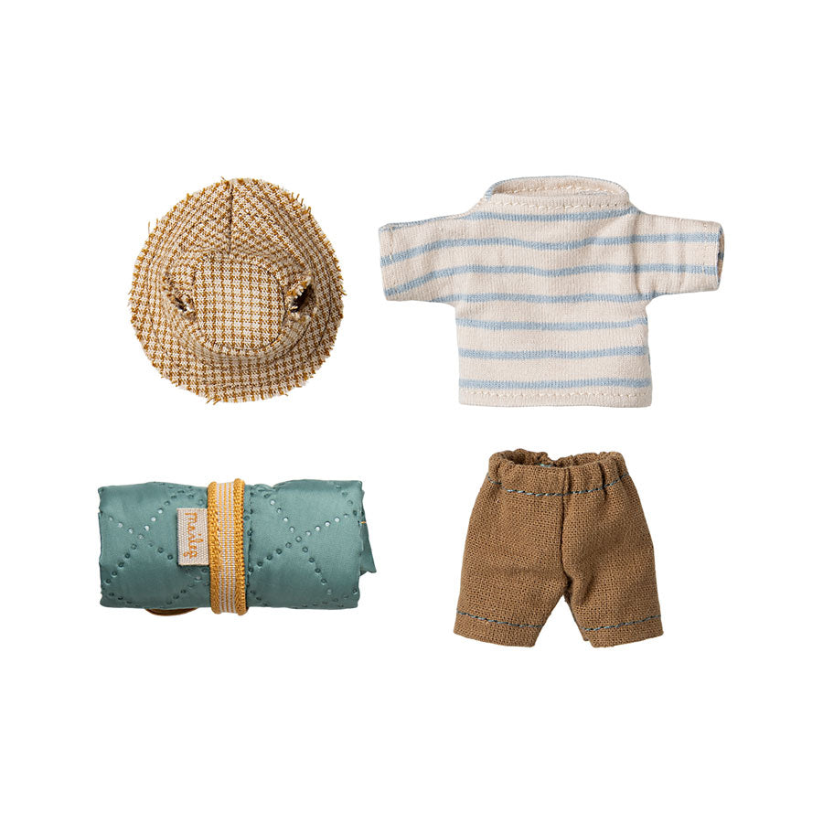 Maileg Hiker Mouse, Big Brother - Stripes - Clothes and accessories