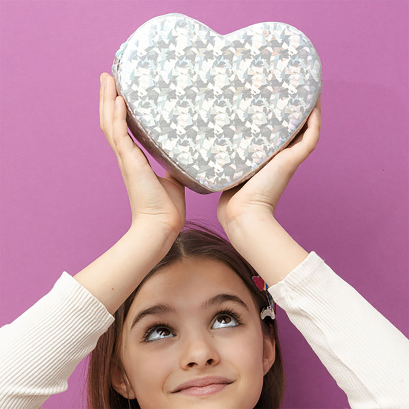 Holographic Heart Bag Purse - Lifestyle