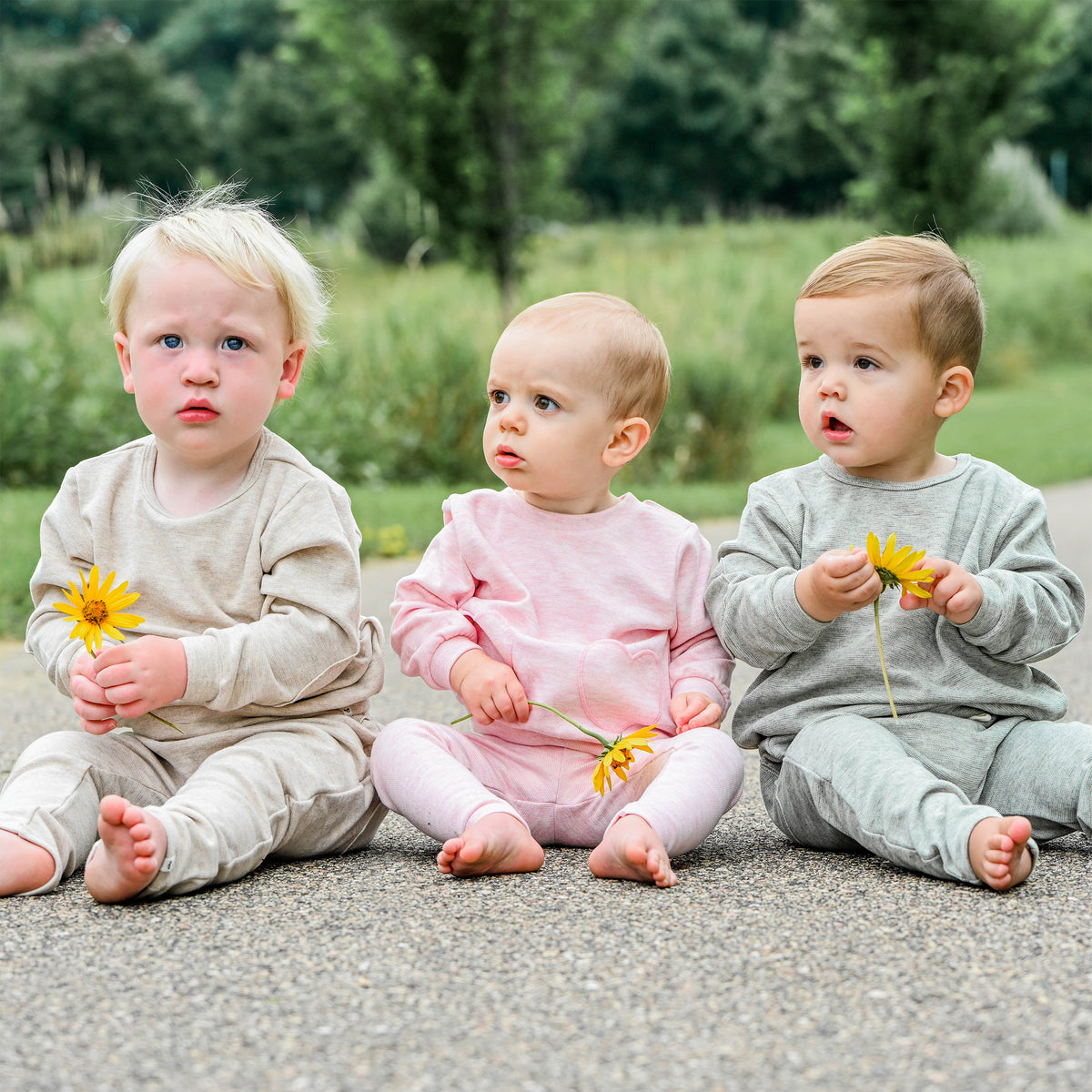 oh baby! Honeycomb Sweatshirt-Sets