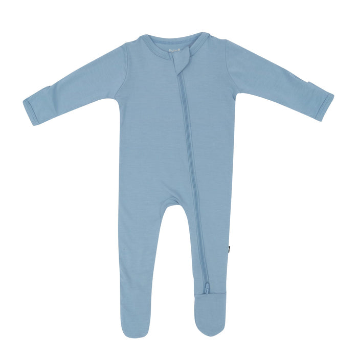 Kyte Baby Zippered Footie - Slate