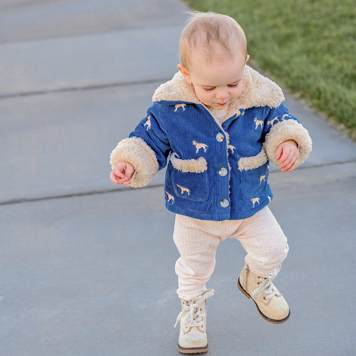 oh baby! Labs Embroidered Snowdrift Montana Jacket - Denim - oh baby!