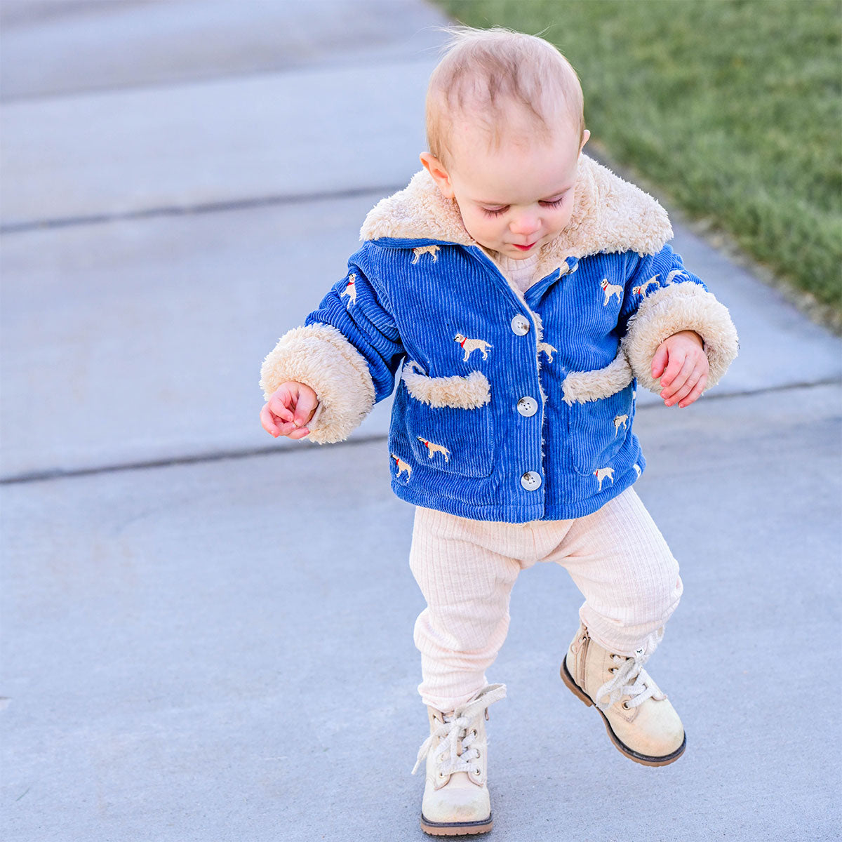 oh baby! Labs Embroidered Snowdrift Montana Jacket - Denim - oh baby!