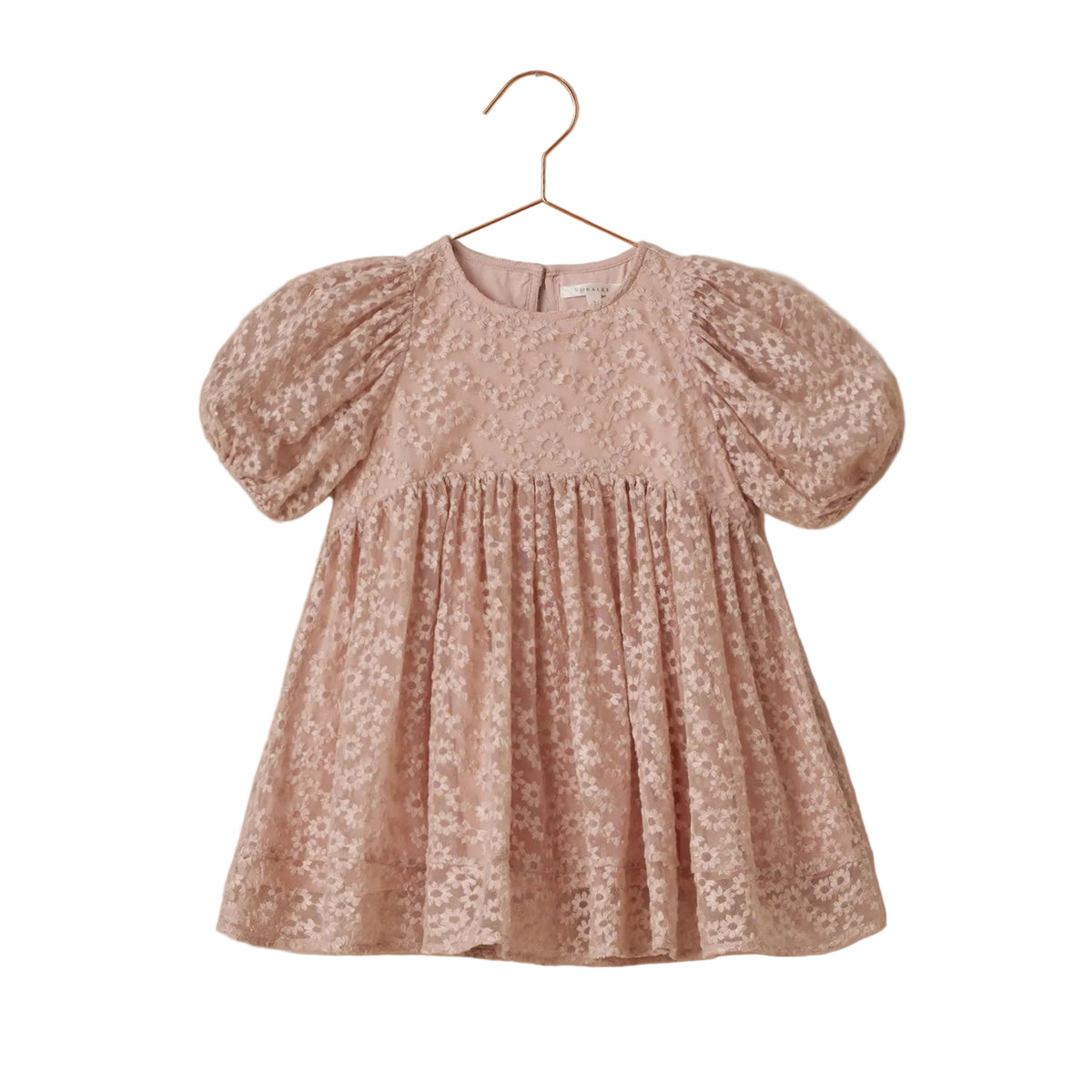 Noralee Luna Dress - Rose Embroidered
