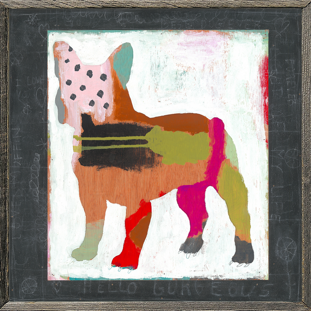 Sugarboo Art Print - Mae Mae - Grey Wood