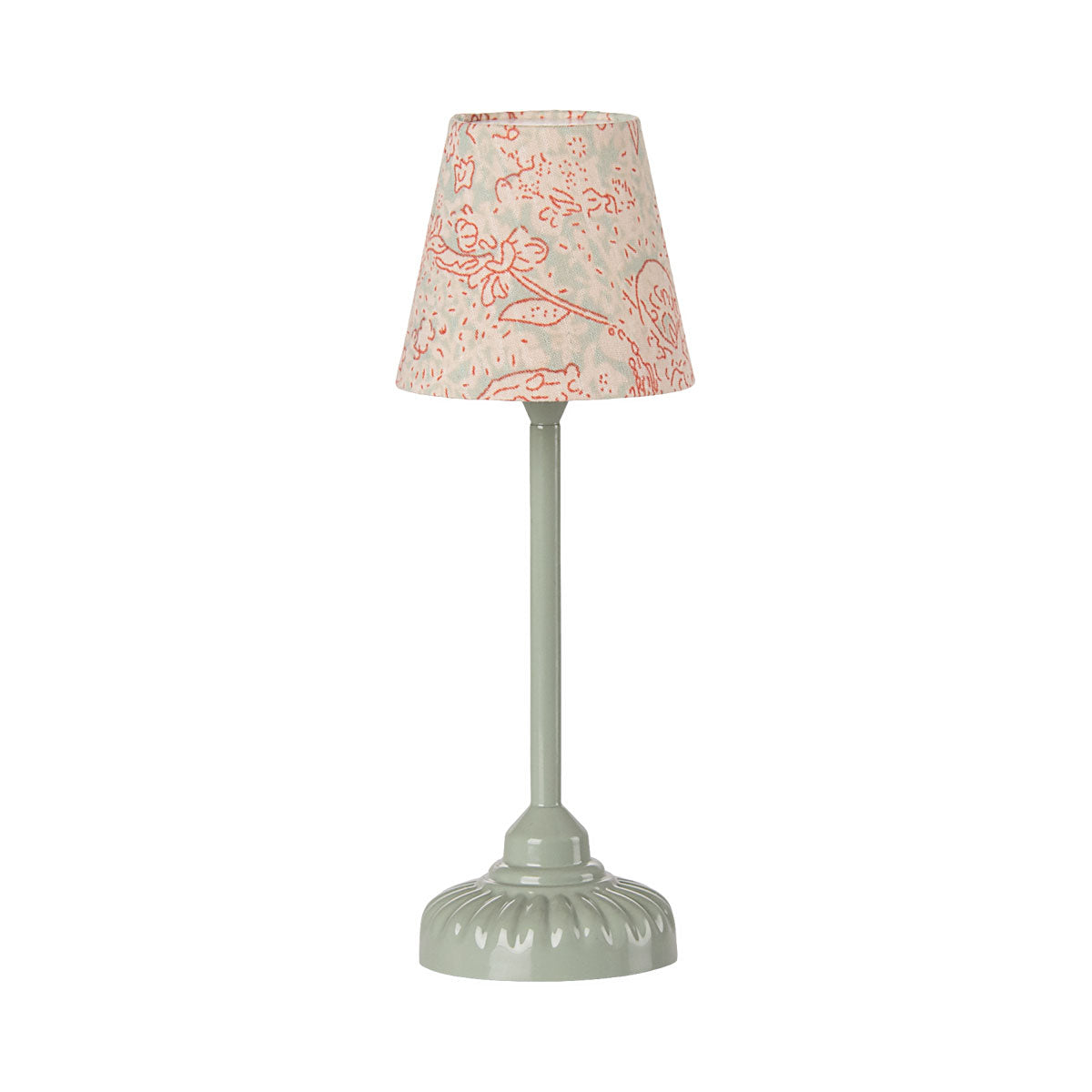 Maileg Vintage Floor Lamp, Mouse - Mint