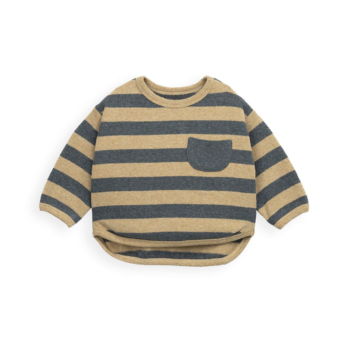 Play Up Striped Jersey Sweater - Nature