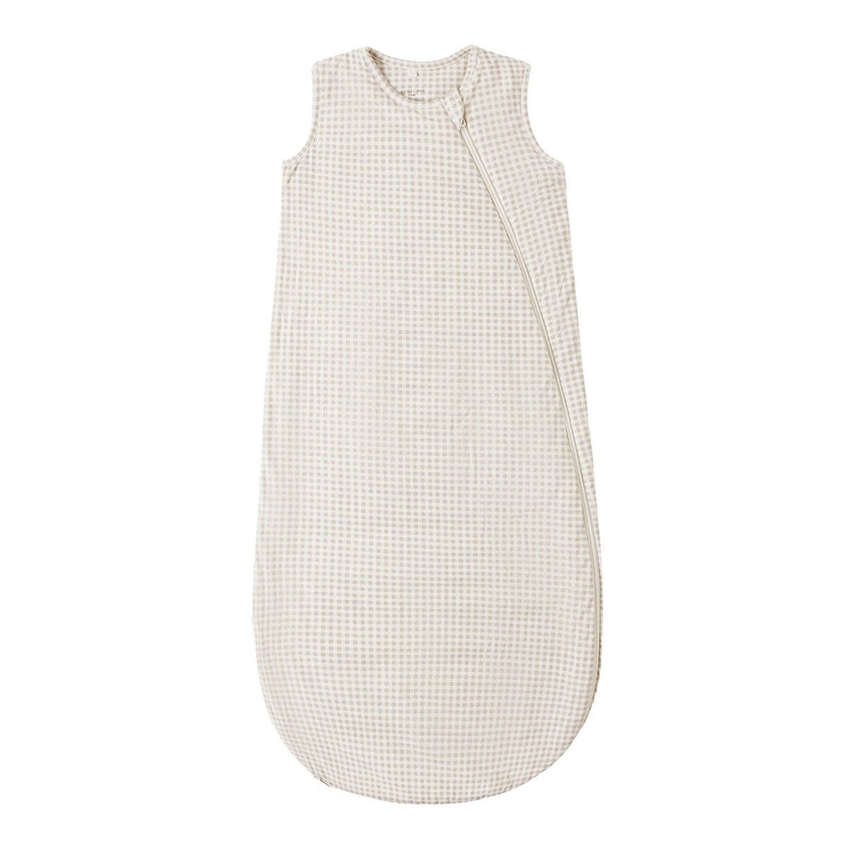 Quincy Mae Bamboo Sleep Bag - Oat Gingham