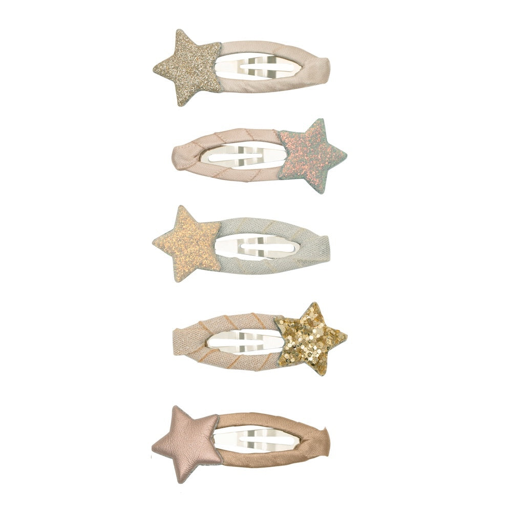 Stellina Star Mini Clic Clac Hair Clip - Pink Multi
