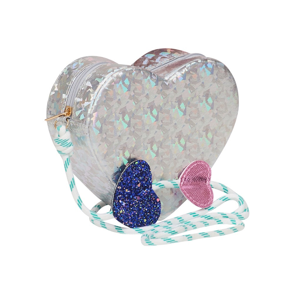 Holographic Heart Bag Purse