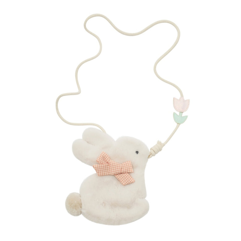 Fluffy Bunny Bag Purse - Cream - oh baby!