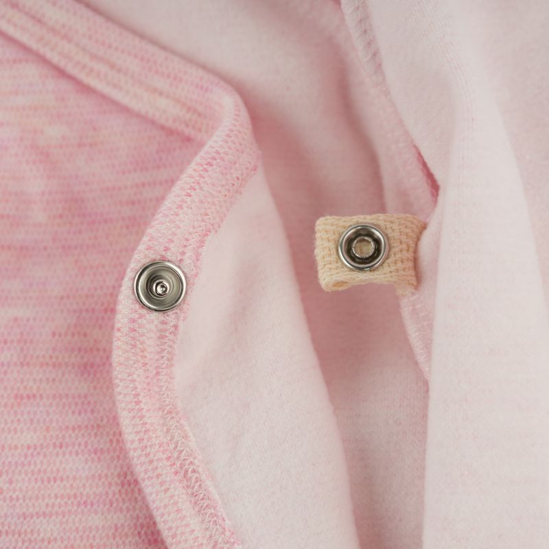oh baby! Honeycomb Kimono Footie Set - Pale Pink