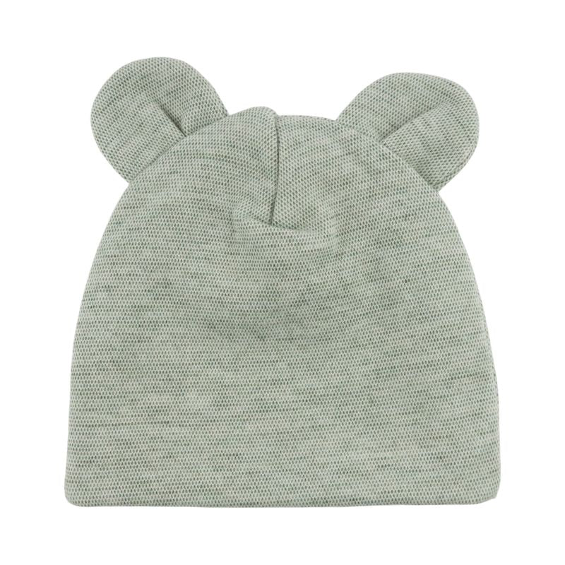 oh baby! Honeycomb Bear Ear Hat - Spruce