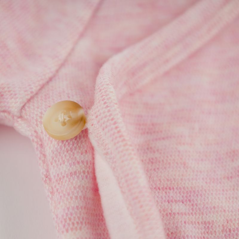 oh baby! Honeycomb Kimono Footie Set - Pale Pink