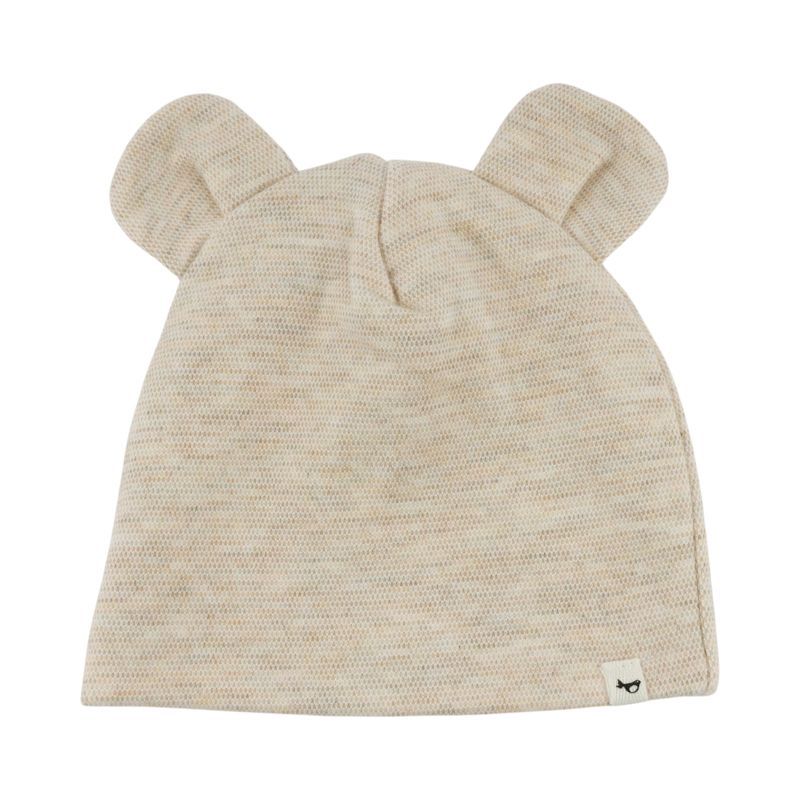 oh baby! Honeycomb Bear Ear Hat - Sand