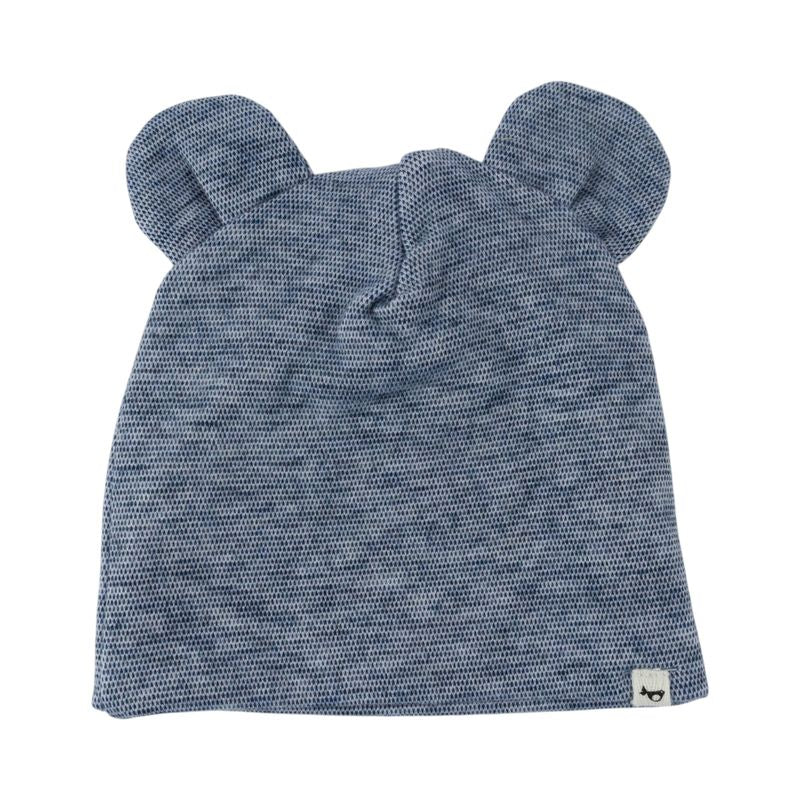 oh baby! Honeycomb Bear Ear Hat - Denim