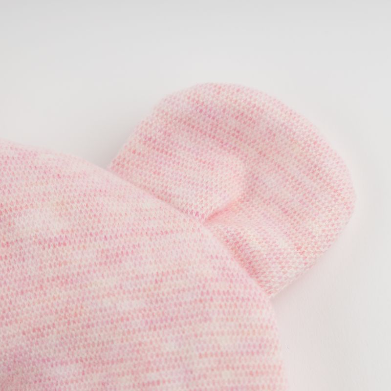 oh baby! Honeycomb Bear Ear Hat - Pale Pink