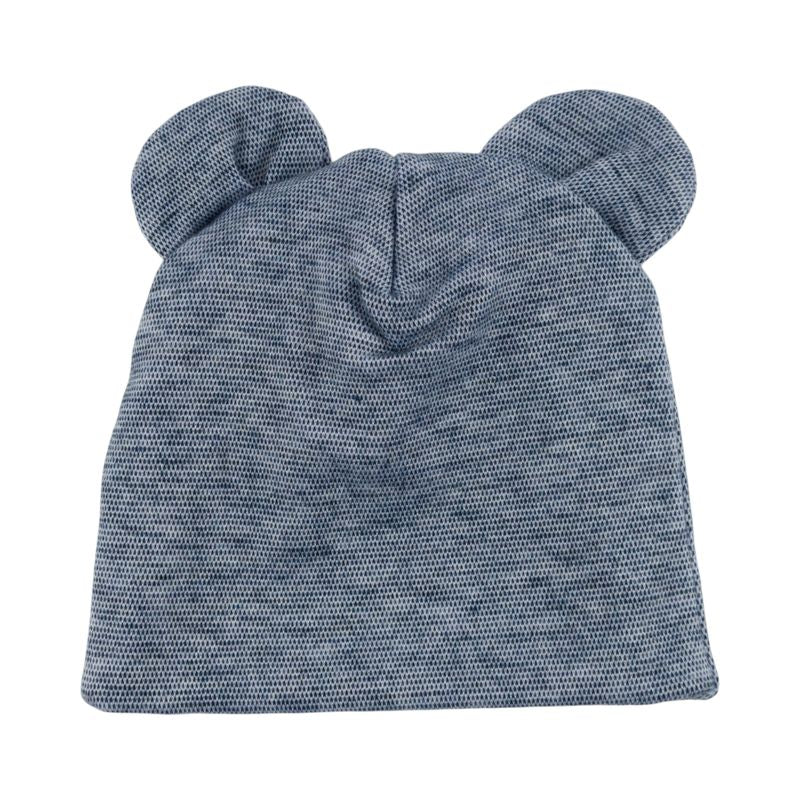 oh baby! Honeycomb Bear Ear Hat - Denim