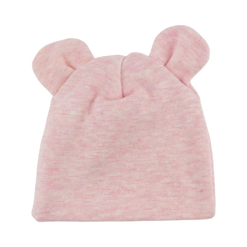 oh baby! Honeycomb Bear Ear Hat - Pale Pink