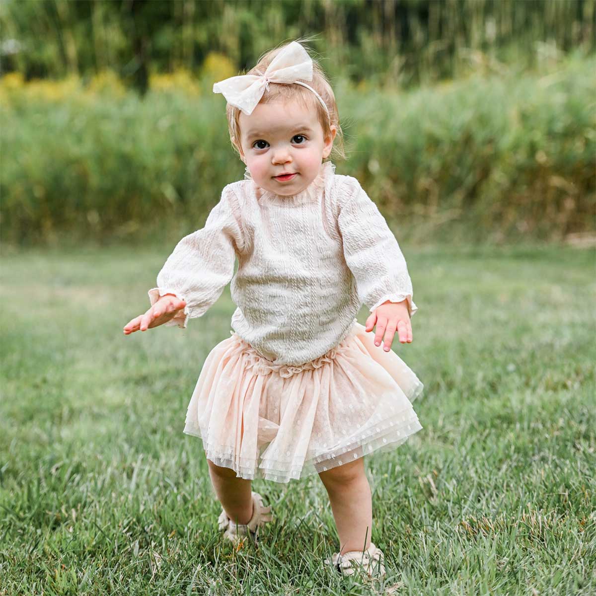 Cute Baby Tutu Dresses for Weddings Gold Appliques Communion Flower Gi –  luladress