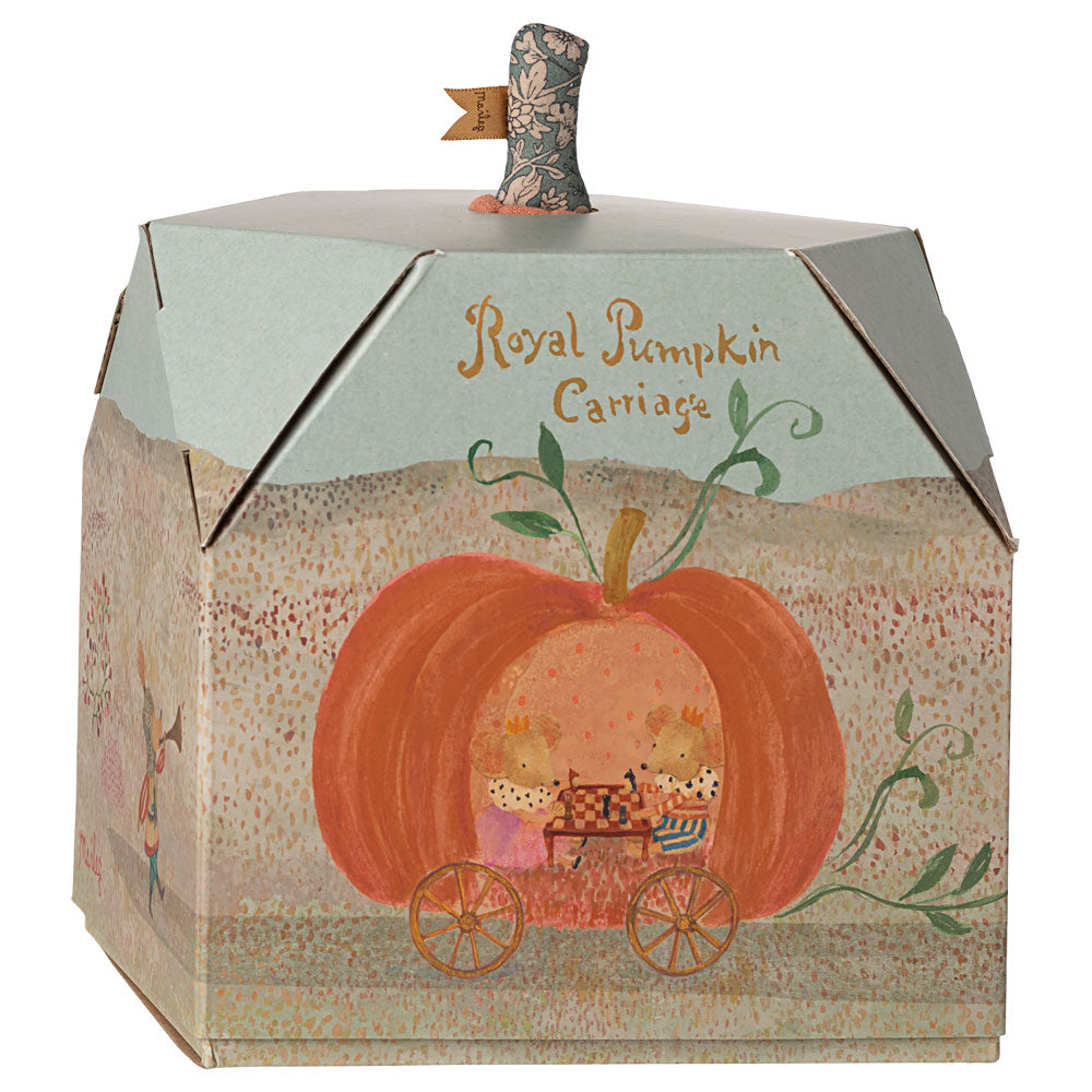 Maileg Pumpkin Carriage, Mouse - Box