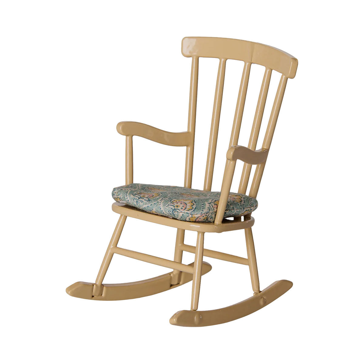 Maileg Rocking Chair, Mouse - Wheat - Side