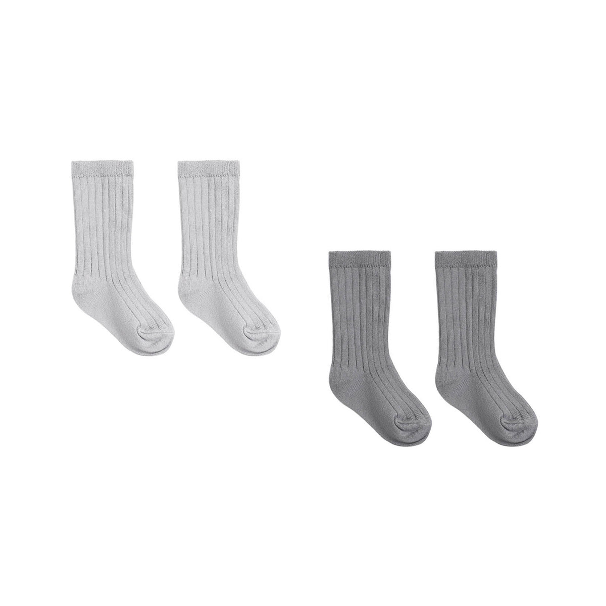 Quincy Mae Socks Set - Slate, Cloud
