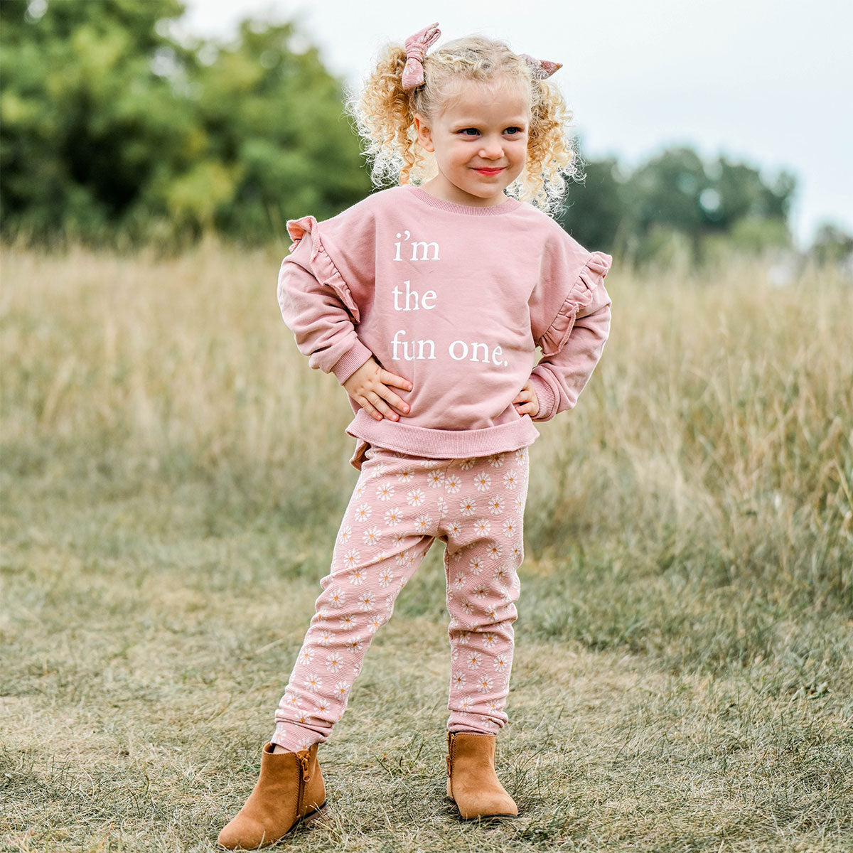 Blush pink store sweatshirt