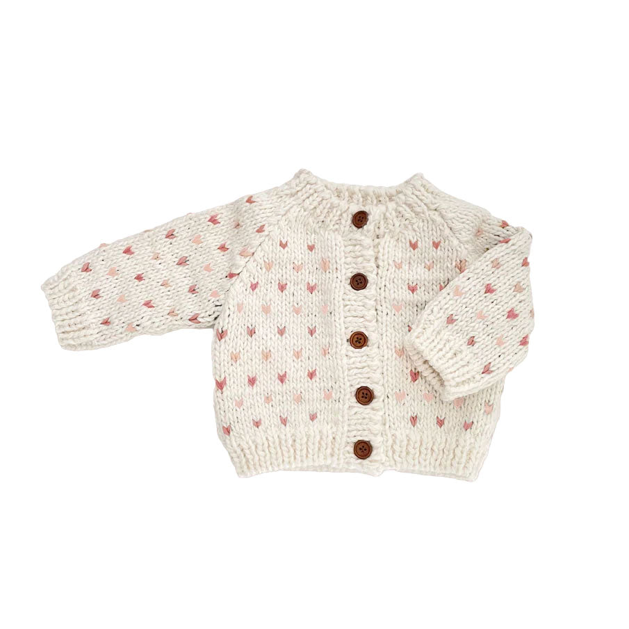 The Blueberry Hill Sawyer Cardigan Sweater - Rose