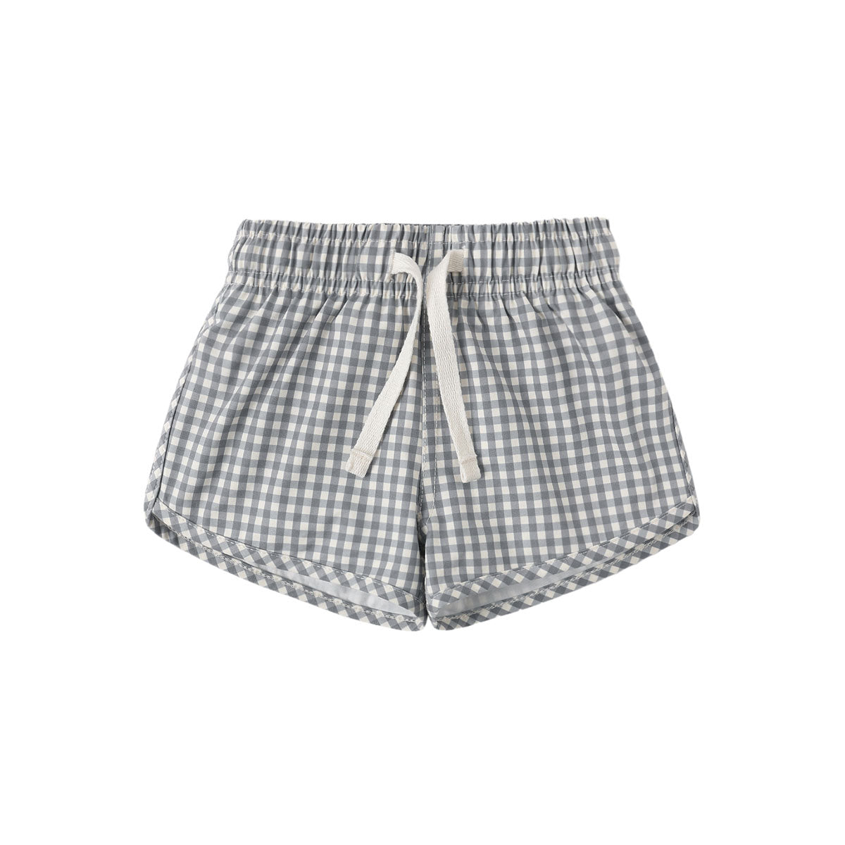 Quincy Mae Boys Swim Short - Ocean Gingham