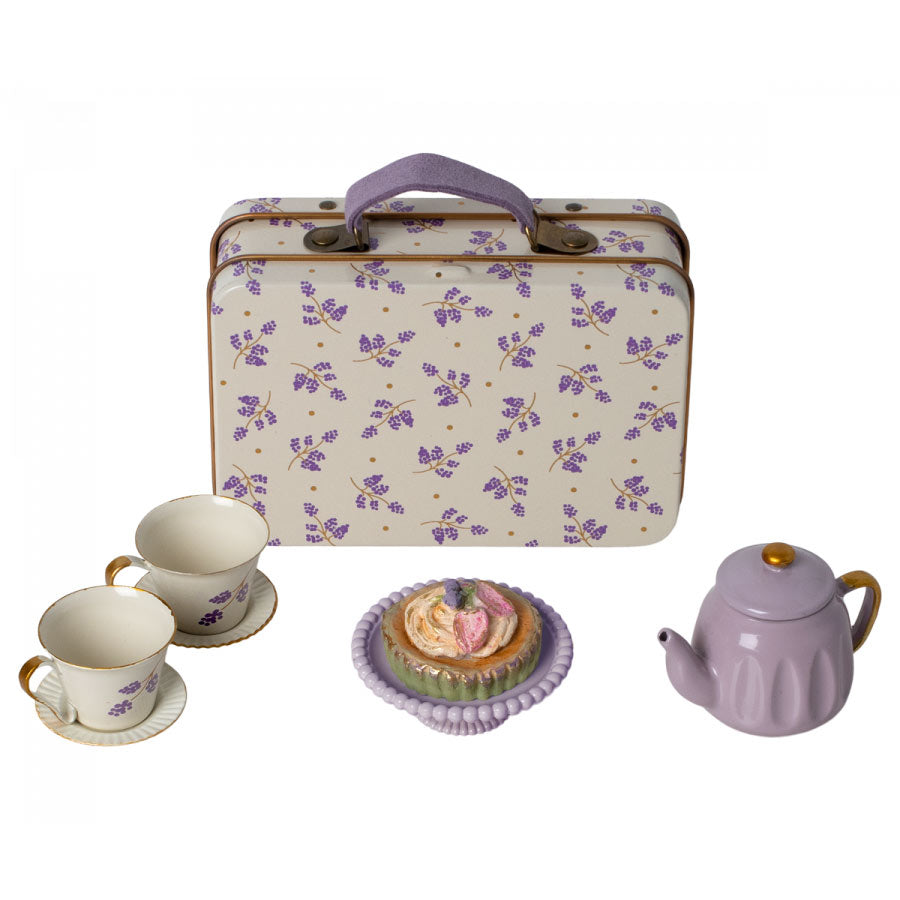 Maileg Afternoon Treat, Tea Set - Purple Madelaine