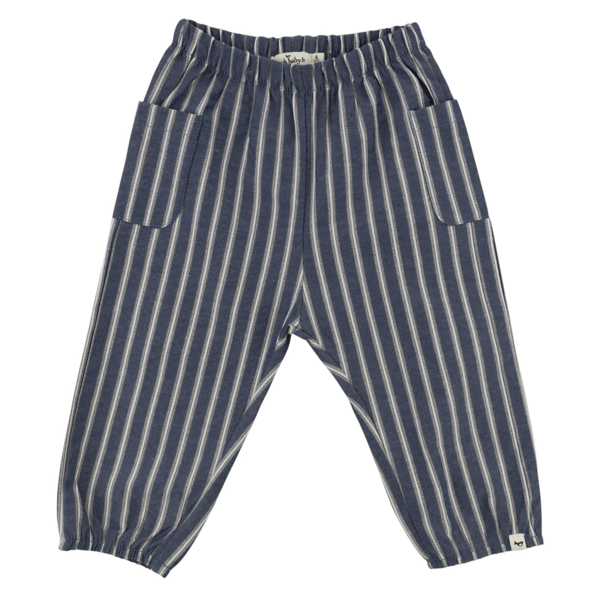 oh baby! Side Pocket Pants - Stripe - Navy