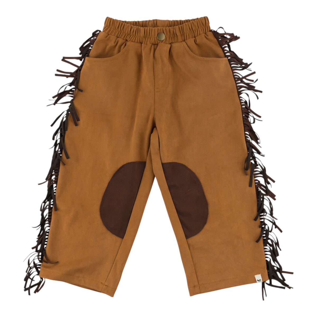 oh baby! Ultrasuede Fringe Riding Pants - Caramel