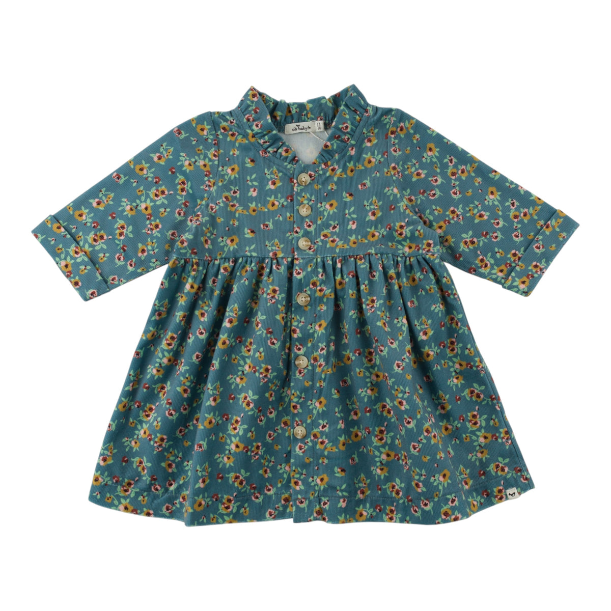 oh baby! Ivy Dress - Harvest Bloom - Teal
