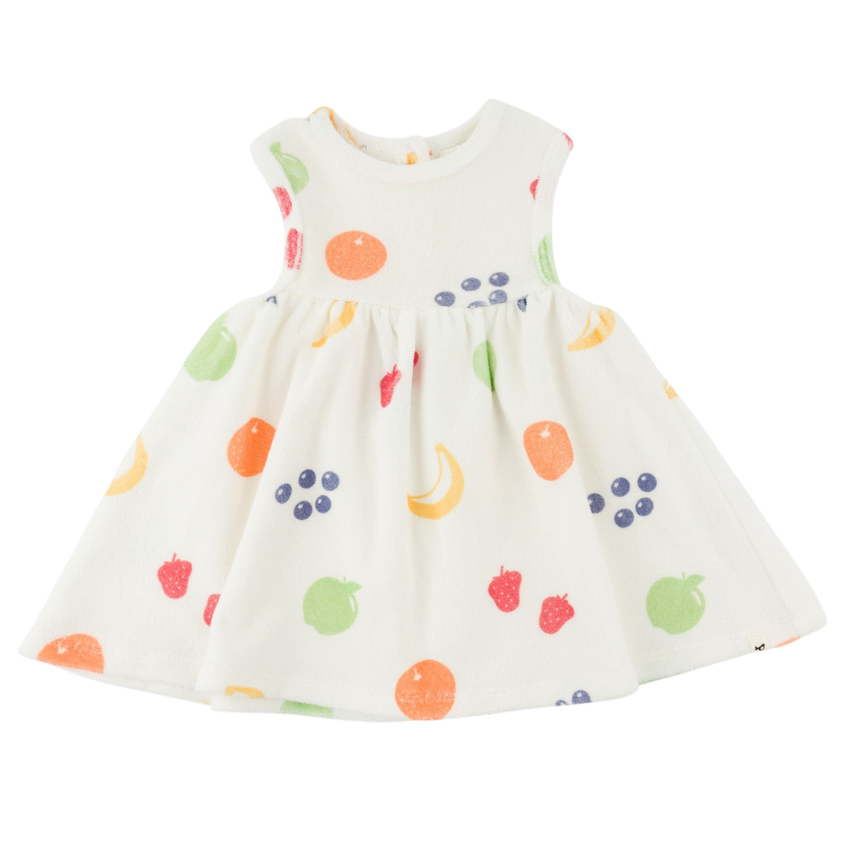 oh baby! Terry Tank Dress - Snack Time - Oyster