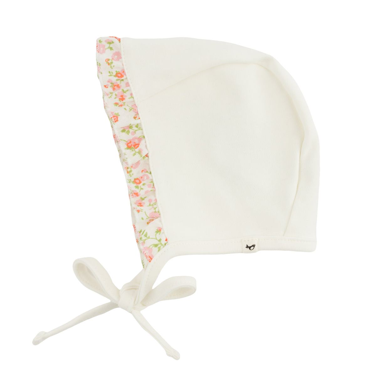 oh baby! Ruffle Bonnet - Blush Poppy Sprig - Oyster