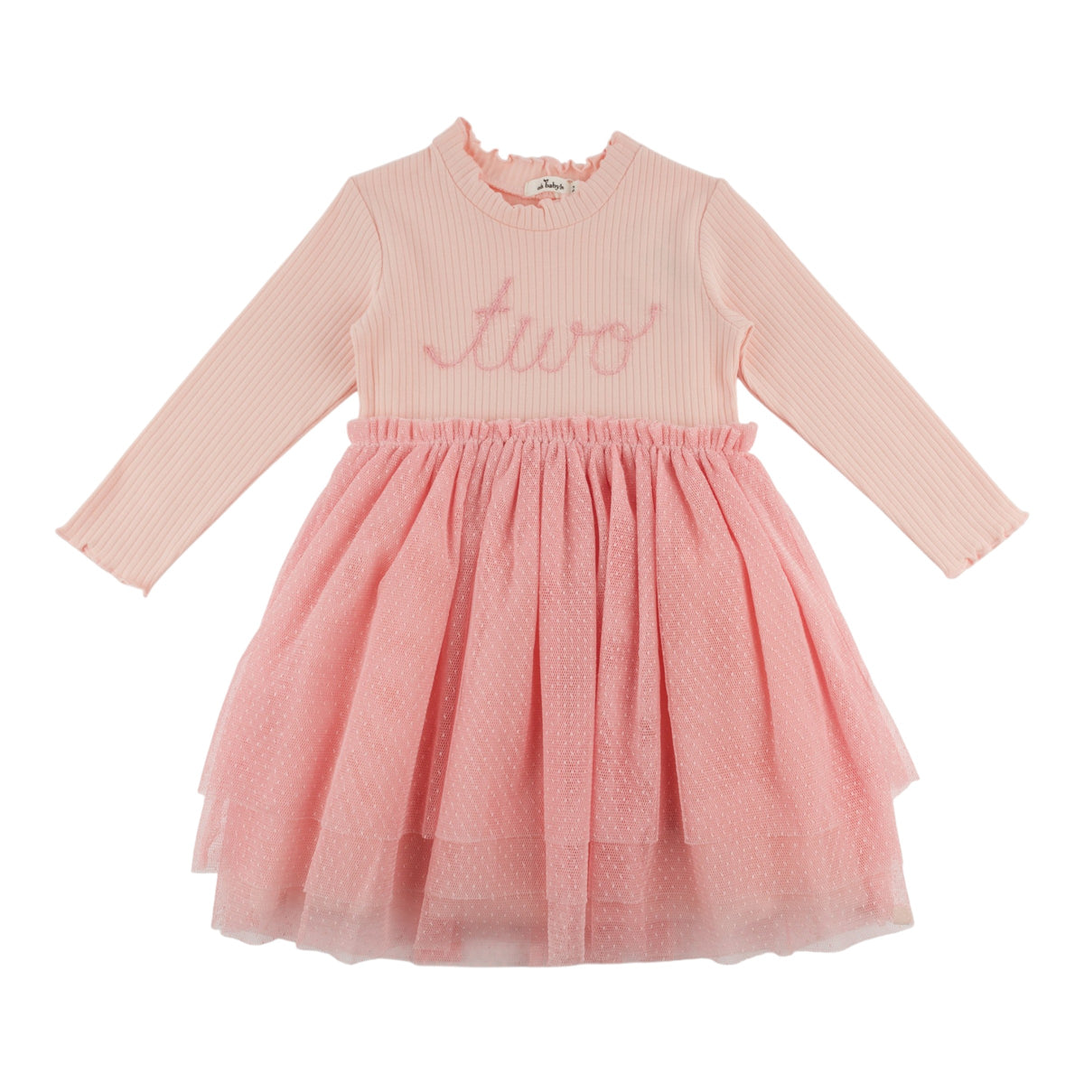 oh baby! Birthday Aria Tutu Dress - two - Pale Pink