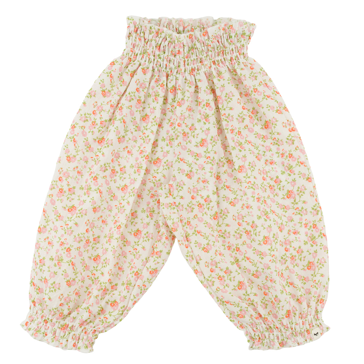 oh baby! Olivia Smock Pant - Poppy Sprig - Blush