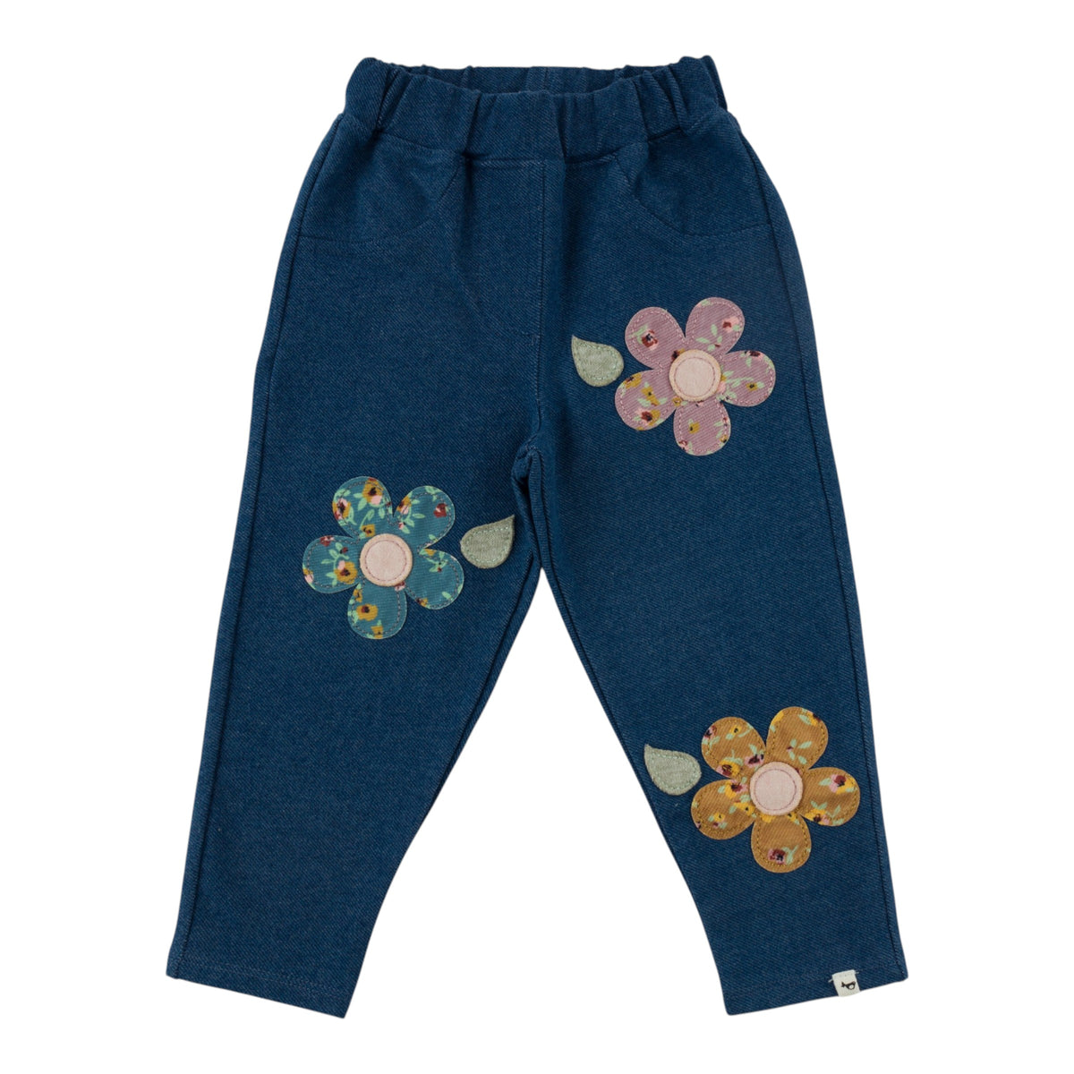 oh baby! Autumn Legging - Harvest Bloom Daisy - Dark Wash