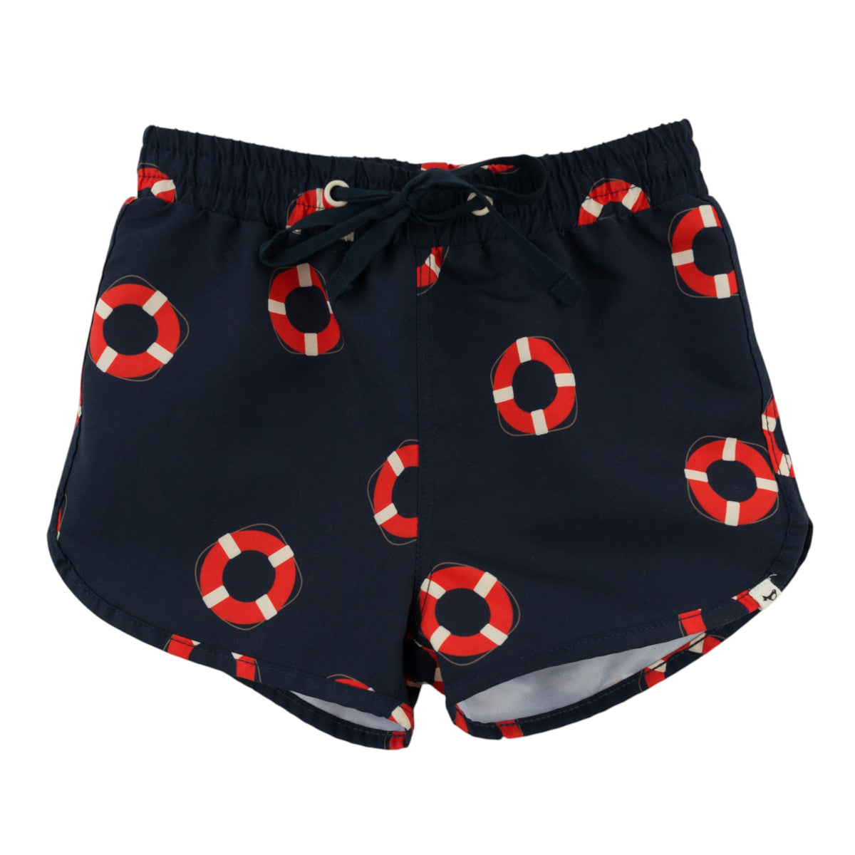 oh baby! Malibu Board Shorts - Life Rings Print - Navy