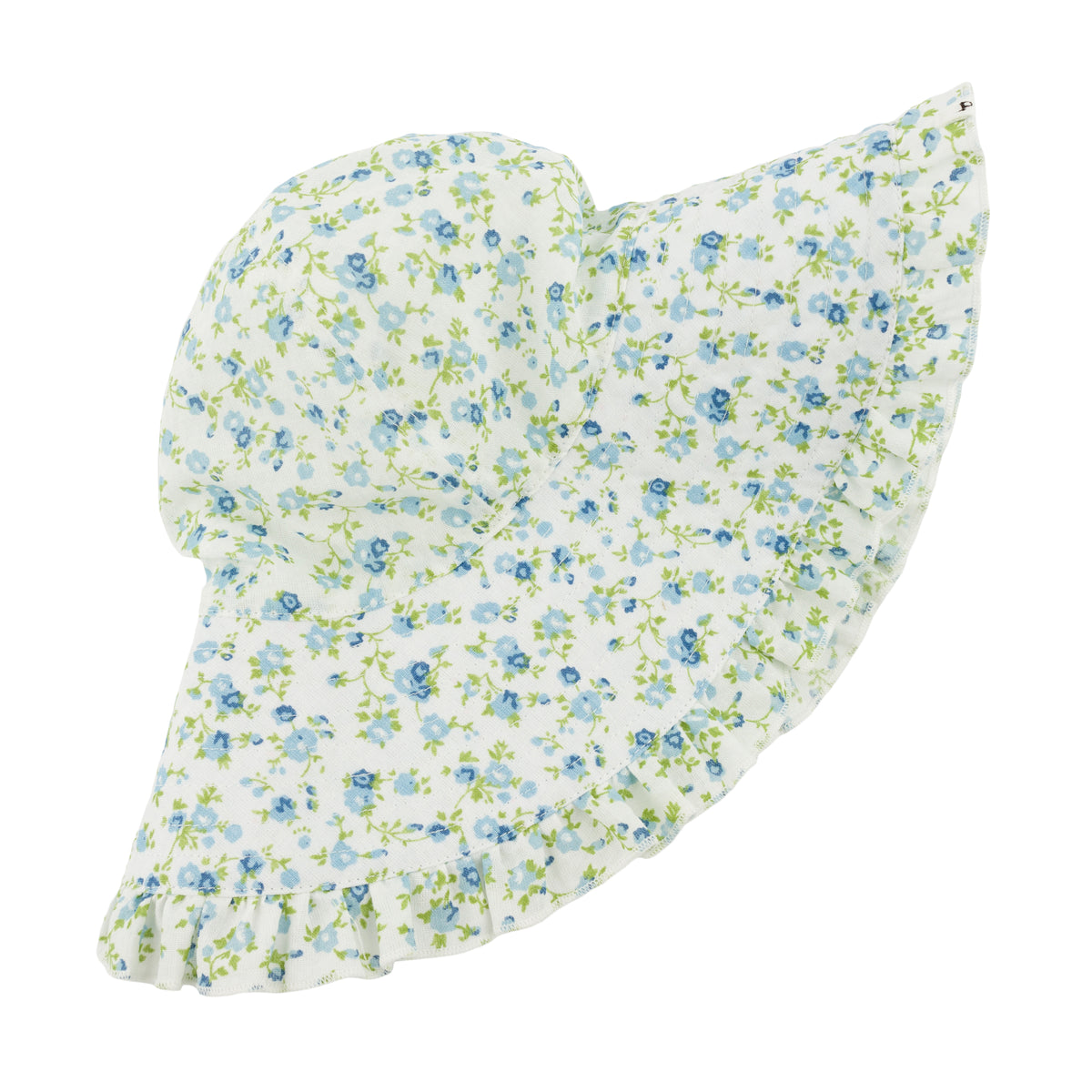 oh baby! Ruffle Sunhat - Poppy Sprig - Sky Blue
