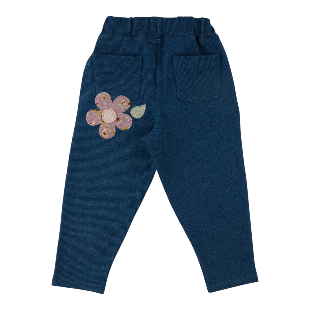 oh baby! Autumn Legging - Harvest Bloom Daisy - Dark Wash - Back