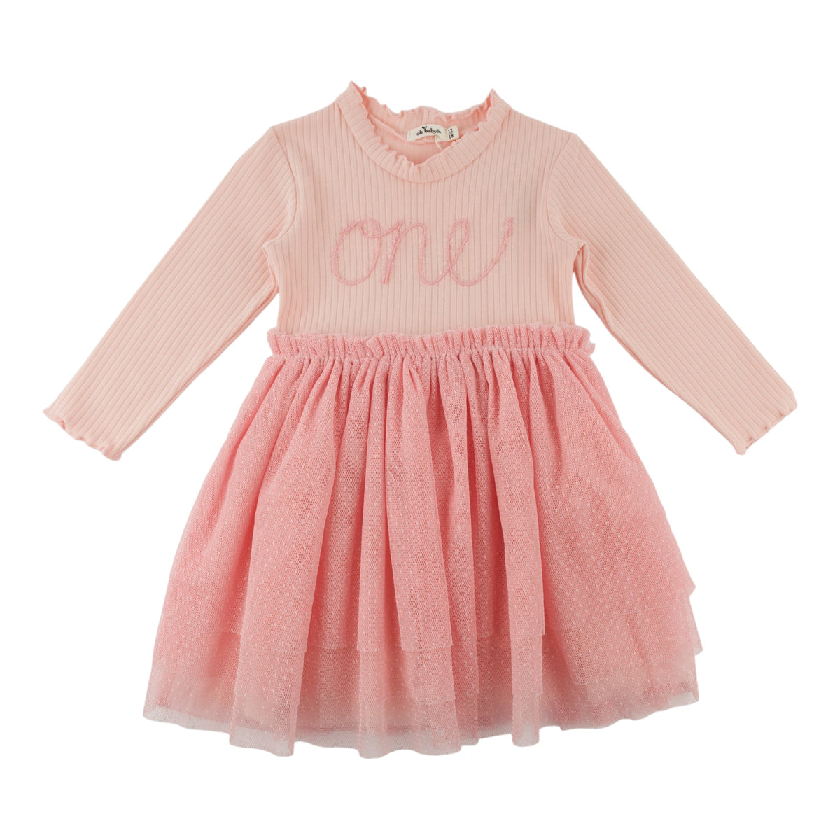 oh baby! Birthday Aria Tutu Dress - one - Pale Pink