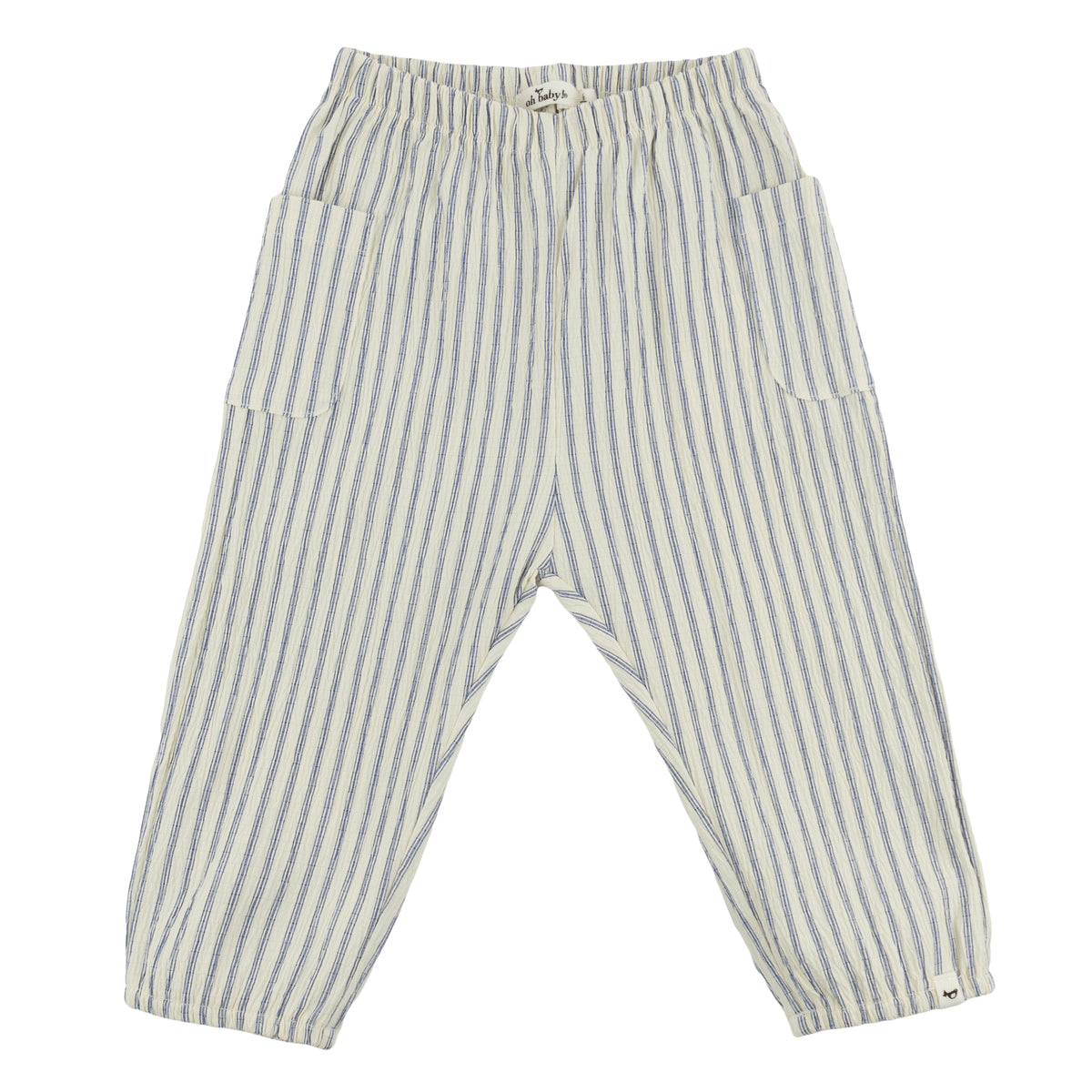 oh baby! Side Pocket Pant - Stripes - Denim