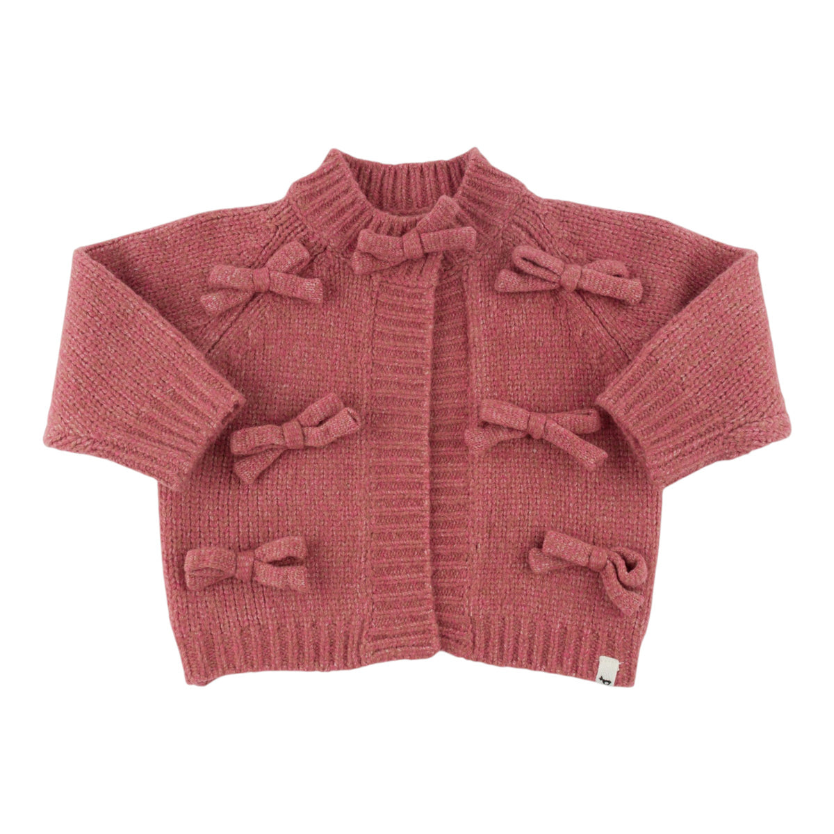 oh baby! Multi Bow Cardigan - Boysenberry