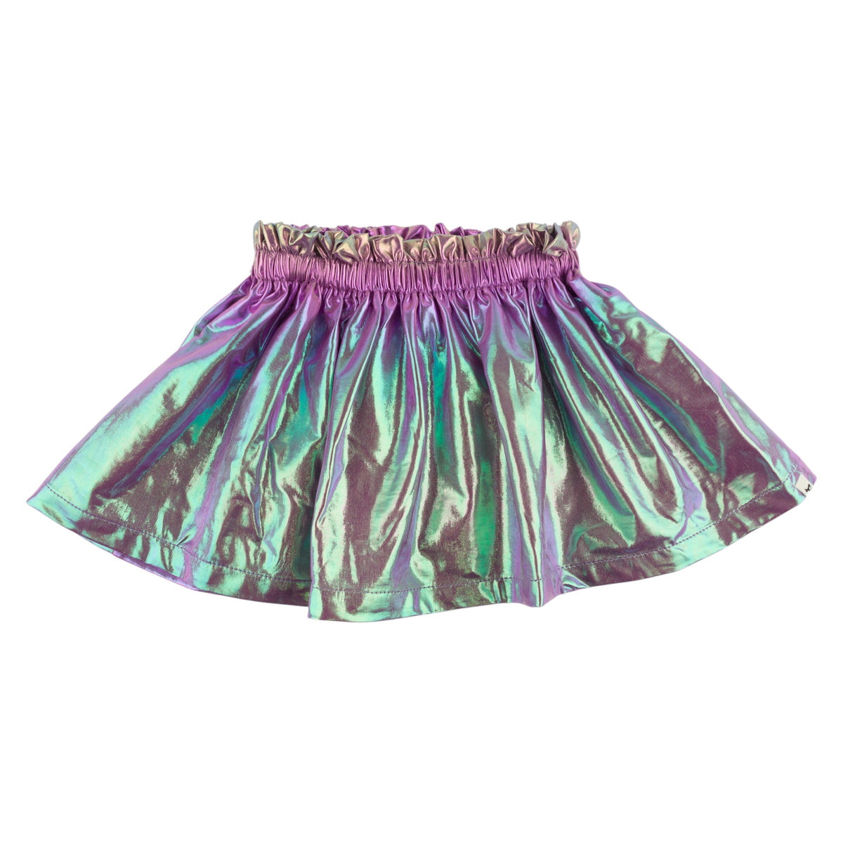 oh baby! Metallic Flora Skirt - Iridescent Pink