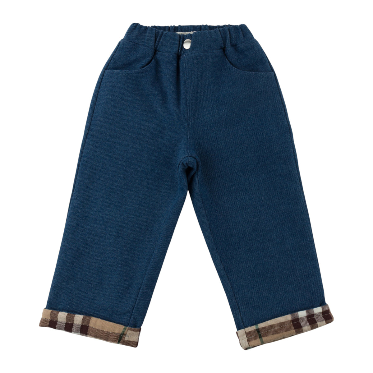 oh baby! Denim Jeans - Forest Mini Tartan Lined - Dark Wash
