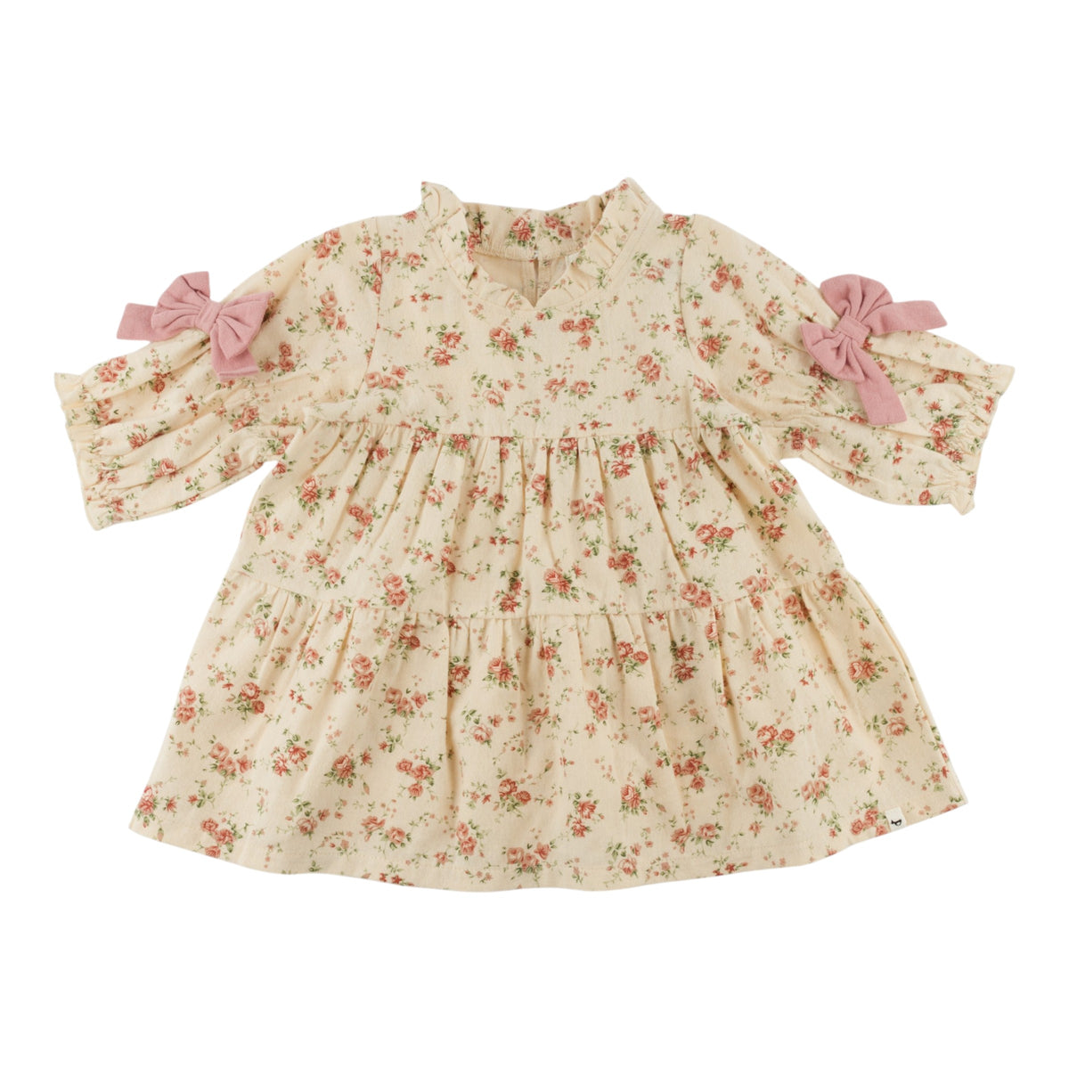 oh baby! Tessa Dress - Vintage Peonies - Natural