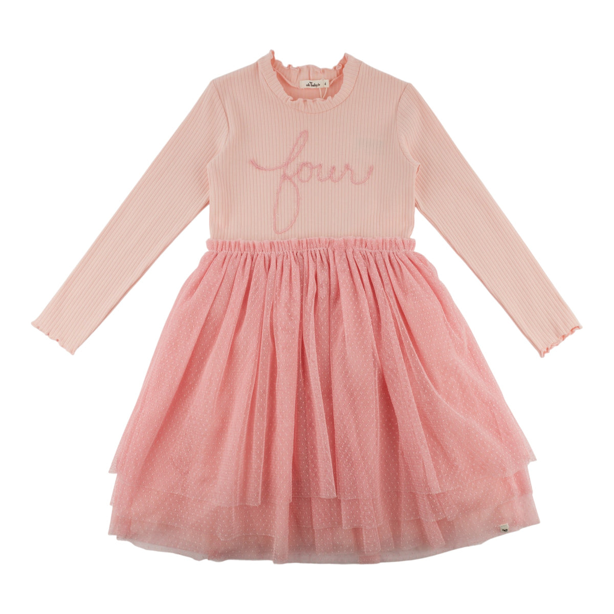 oh baby! Birthday Aria Tutu Dress - four - Pale Pink
