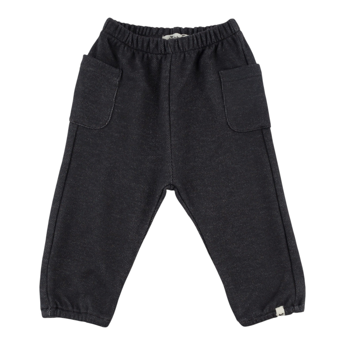 oh baby! Sweater Knit Side Pocket Pant - Charcoal